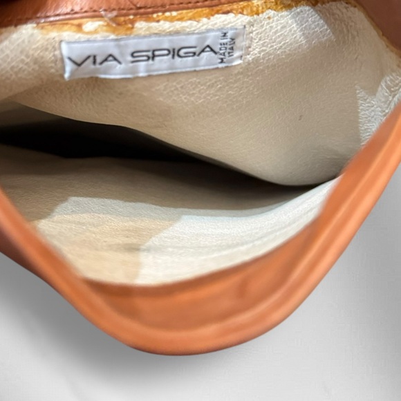 Vintage Via‎ Spiga Leather Snake Brown Boots as is - Picture 5 of 6